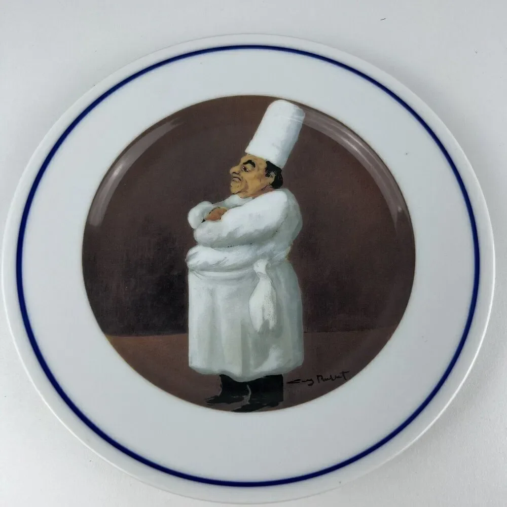 CHEF SERIES Salad Dessert Plate Williams Sonoma Guy Buffet “What’s Cooking”